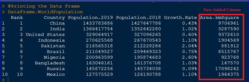 R Data Frame Operations Adding Observations Rows And Variable